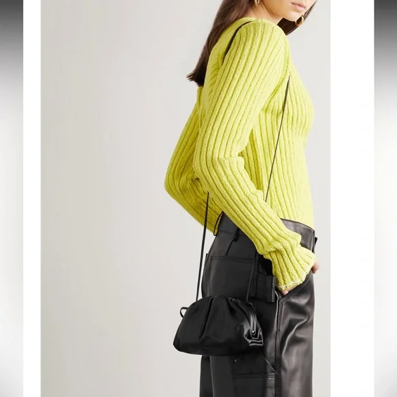 BOTTEGA VENETA Black Mini Clutch Pouch - Picture 6 of 15